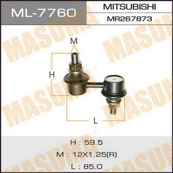 Masuma ML-7760 Rod/Strut, stabiliser ML7760: Buy near me at 2407.PL in Poland at an Affordable price!