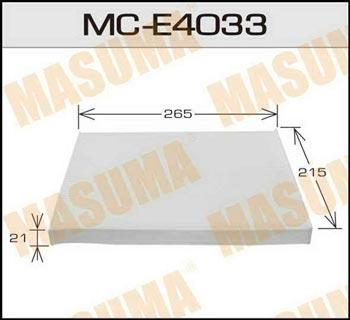 Masuma MC-E4033 Фильтр салона MCE4033: Отличная цена - Купить в Польше на 2407.PL!