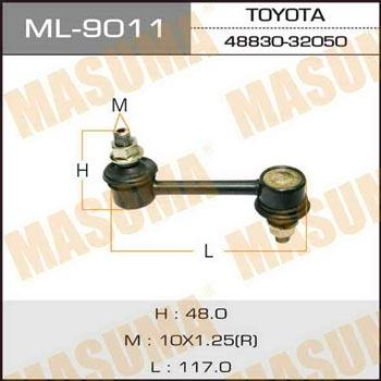 Masuma ML-9011 Rod/Strut, stabiliser ML9011: Buy near me in Poland at 2407.PL - Good price!