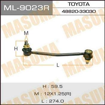 Masuma ML-9023R Rod/Strut, stabiliser ML9023R: Buy near me in Poland at 2407.PL - Good price!