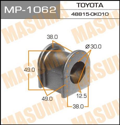 Masuma MP-1062 Tuleja stabilizatora przedniego MP1062: Dobra cena w Polsce na 2407.PL - Kup Teraz!