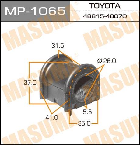Masuma MP-1065 Front stabilizer bush MP1065: Buy near me in Poland at 2407.PL - Good price!