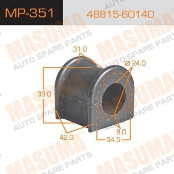 Masuma MP-351 Rear stabilizer bush MP351: Buy near me in Poland at 2407.PL - Good price!