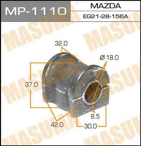 Masuma MP-1110 Tuleja stabilizatora tylnego MP1110: Dobra cena w Polsce na 2407.PL - Kup Teraz!