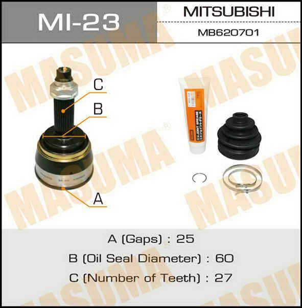 Masuma MI-23 CV joint MI23: Buy near me in Poland at 2407.PL - Good price!