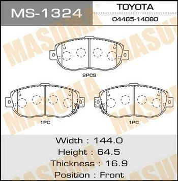 Masuma MS-1324 Bremsbackensatz MS1324: Kaufen Sie zu einem guten Preis in Polen bei 2407.PL!