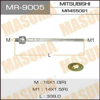 Masuma MR-9005 Inner Tie Rod MR9005: Buy near me at 2407.PL in Poland at an Affordable price!