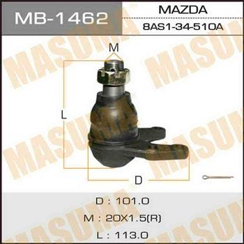 Masuma MB-1462 Sworzeń wahacza MB1462: Dobra cena w Polsce na 2407.PL - Kup Teraz!