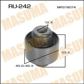 Masuma RU-242 Silent block front lower arm rear RU242: Buy near me in Poland at 2407.PL - Good price!