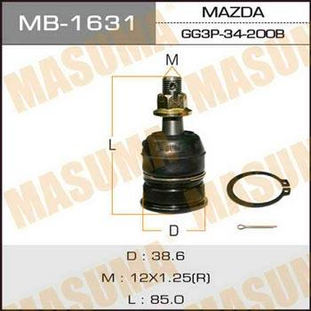 Masuma MB-1631 Ball joint MB1631: Buy near me in Poland at 2407.PL - Good price!