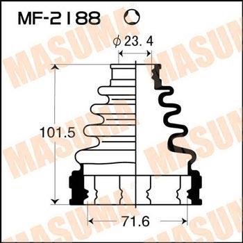 Masuma MF-2188 Bellow Set, drive shaft MF2188: Buy near me in Poland at 2407.PL - Good price!