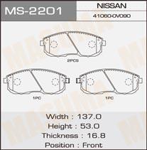Masuma MS-2201 Bremsbackensatz MS2201: Kaufen Sie zu einem guten Preis in Polen bei 2407.PL!