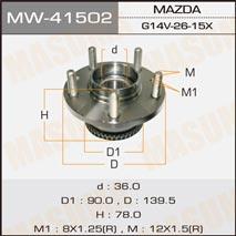 Masuma MW-41502 Wheel hub with rear bearing MW41502: Buy near me in Poland at 2407.PL - Good price!