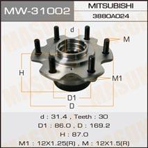 Masuma MW-31002 Wheel hub front MW31002: Buy near me in Poland at 2407.PL - Good price!