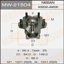 Masuma MW-21504 Wheel hub with rear bearing MW21504: Buy near me in Poland at 2407.PL - Good price!