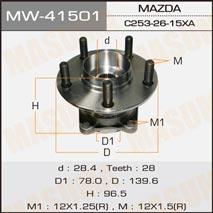 Masuma MW-41501 Маточина колеса задня MW41501: Купити у Польщі - Добра ціна на 2407.PL!