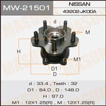 Masuma MW-21501 Wheel hub MW21501: Buy near me in Poland at 2407.PL - Good price!