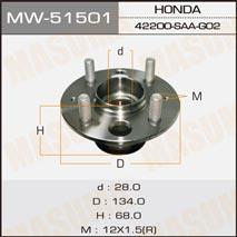 Masuma MW-51501 Wheel hub MW51501: Buy near me in Poland at 2407.PL - Good price!