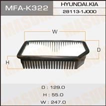 Masuma MFA-K322 Filtr powietrza MFAK322: Atrakcyjna cena w Polsce na 2407.PL - Zamów teraz!