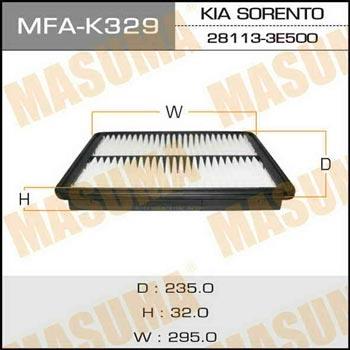 Masuma MFA-K329 Filtr powietrza MFAK329: Atrakcyjna cena w Polsce na 2407.PL - Zamów teraz!