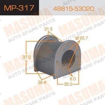 Masuma MP-317 Front stabilizer bush MP317: Buy near me in Poland at 2407.PL - Good price!
