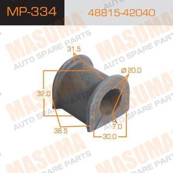 Masuma MP-334 Rear stabilizer bush MP334: Buy near me in Poland at 2407.PL - Good price!