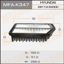 Masuma MFA-K347 Воздушный фильтр MFAK347: Купить в Польше - Отличная цена на 2407.PL!
