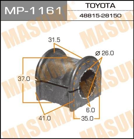 Masuma MP-1161 Front stabilizer bush MP1161: Buy near me in Poland at 2407.PL - Good price!