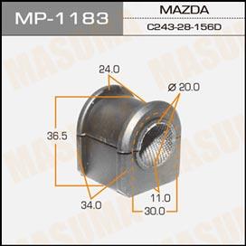 Masuma MP-1183 Rear stabilizer bush MP1183: Buy near me at 2407.PL in Poland at an Affordable price!