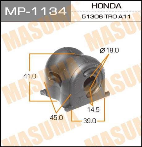 Masuma MP-1134 Втулка стабилизатора переднего MP1134: Отличная цена - Купить в Польше на 2407.PL!