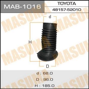 Masuma MAB-1016 Shock absorber boot MAB1016: Buy near me in Poland at 2407.PL - Good price!