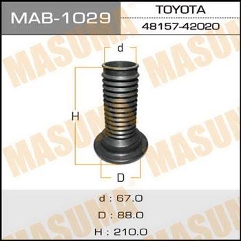 Masuma MAB-1029 Shock absorber boot MAB1029: Buy near me in Poland at 2407.PL - Good price!