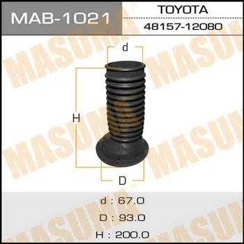 Masuma MAB-1021 Пыльник амортизатора MAB1021: Отличная цена - Купить в Польше на 2407.PL!