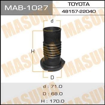 Masuma MAB-1027 Shock absorber boot MAB1027: Buy near me in Poland at 2407.PL - Good price!