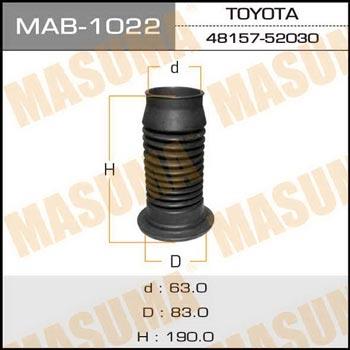 Masuma MAB-1022 Shock absorber boot MAB1022: Buy near me in Poland at 2407.PL - Good price!