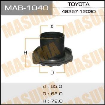 Masuma MAB-1040 Пыльник амортизатора MAB1040: Отличная цена - Купить в Польше на 2407.PL!