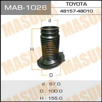 Masuma MAB-1026 Shock absorber boot MAB1026: Buy near me in Poland at 2407.PL - Good price!