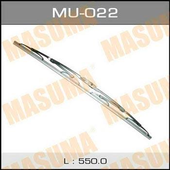 Masuma MU-022 Frame wiper blade Masuma Nano Graphite 550 mm (22") MU022: Buy near me in Poland at 2407.PL - Good price!