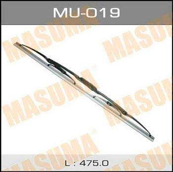 Masuma MU-019 Frame wiper blade Masuma Nano Graphite 480 mm (19") MU019: Buy near me in Poland at 2407.PL - Good price!