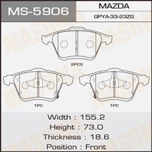 Masuma MS-5906 Колодки гальмівні барабанні, комплект MS5906: Купити у Польщі - Добра ціна на 2407.PL!