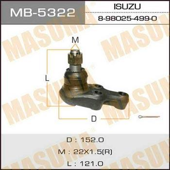 Masuma MB-5322 Kugellager MB5322: Kaufen Sie zu einem guten Preis in Polen bei 2407.PL!