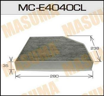 Masuma MC-E4040CL Фильтр салона MCE4040CL: Отличная цена - Купить в Польше на 2407.PL!