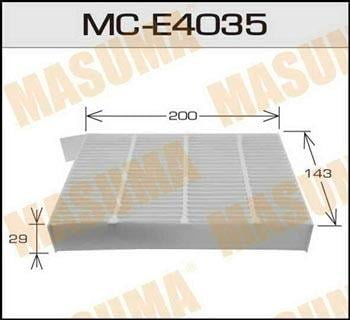 Masuma MC-E4035 Filter, interior air MCE4035: Buy near me in Poland at 2407.PL - Good price!