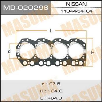 Masuma MD-02029S Gasket, cylinder head MD02029S: Buy near me in Poland at 2407.PL - Good price!