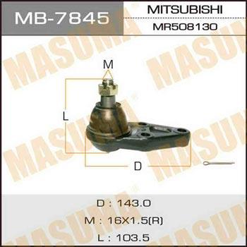 Masuma MB-7845 Опора шаровая MB7845: Купить в Польше - Отличная цена на 2407.PL!