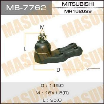 Masuma MB-7762 Sworzeń wahacza MB7762: Dobra cena w Polsce na 2407.PL - Kup Teraz!