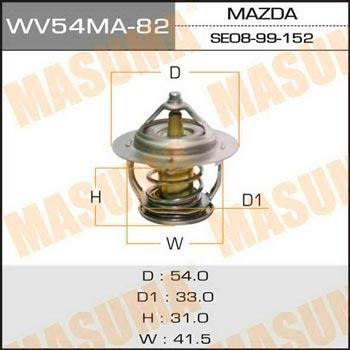 Masuma WV54MA-82 Termostat, środek chłodzący WV54MA82: Dobra cena w Polsce na 2407.PL - Kup Teraz!