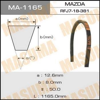 Masuma MA-1165 Ремінь клиновий MA1165: Купити у Польщі - Добра ціна на 2407.PL!