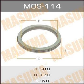 Masuma MOS-114 Exhaust pipe gasket MOS114: Buy near me in Poland at 2407.PL - Good price!