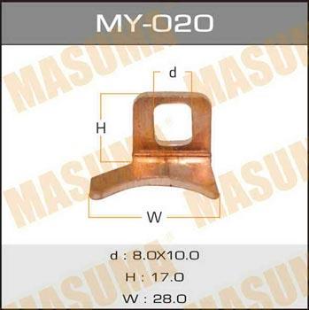 Masuma MY-020 Contact Solenoid Relay MY020: Buy near me in Poland at 2407.PL - Good price!